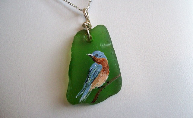 640x393 Painted Sea Glass Caperglass's Weblog - Sea Glass Painting