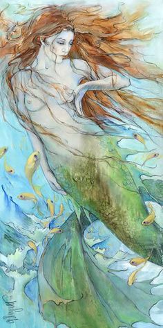 Sea Goddess Painting