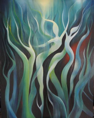 375x470 Saatchi Art Sea Goddess Painting By Susan Cavaliere - Sea Goddess Painting