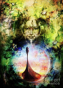 216x300 Sea Goddess Paintings - Sea Goddess Painting