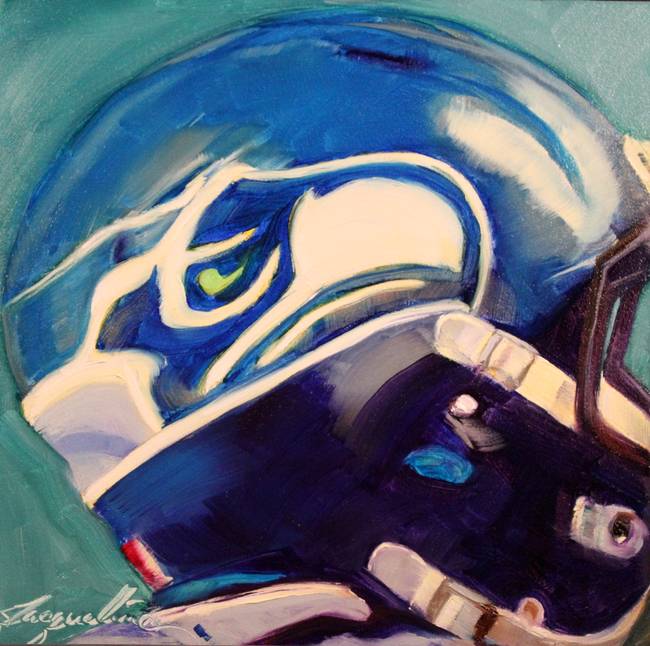 650x646 Stunning Seahawk Painting Reproductions For Sale On Fine Art Prints - Sea Hawk Painting