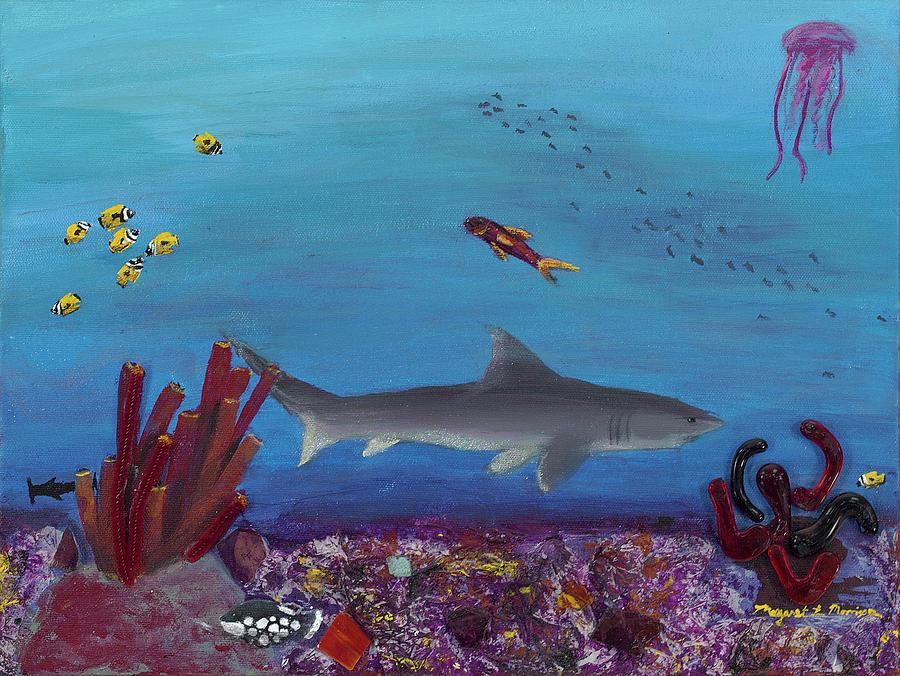 900x676 Sea Life Painting By Maggie Morrison - Sea Life Painting
