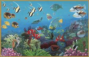 300x193 Marine Life Gallery - Sea Life Painting