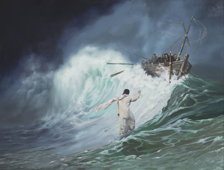 770x582 Saatchi Art Sea Of Galilee Painting By Eddie Schrieffer - Sea Of Galilee Painting