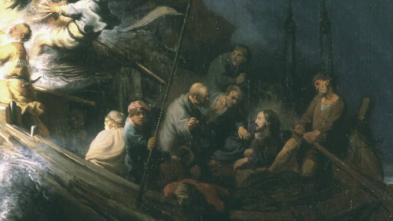 1280x720 The Storm On The Sea Of Galilee' By Rembrandt Van Rijn - Sea Of Galilee Painting