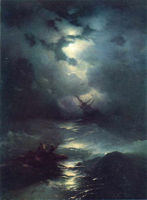 516x700 Storm In The North Sea, 1865 - Sea Painting