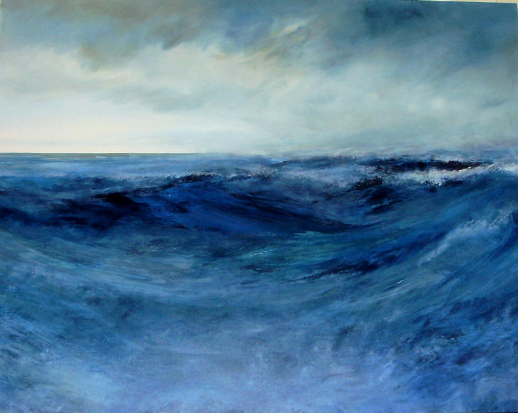 730x583 Sea Paintings - Sea Painting Images