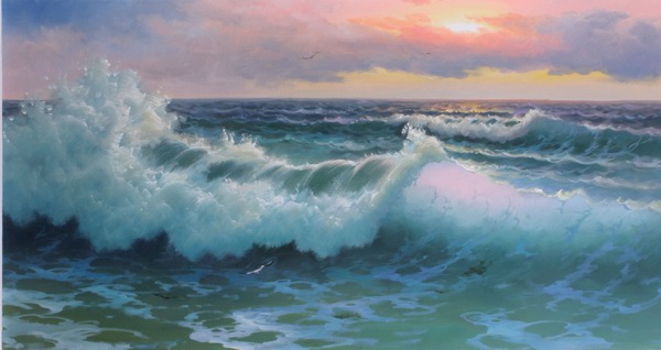 600x318 Sea Painting Painting Sea Google Meklana Art Seascape - Sea Painting Images