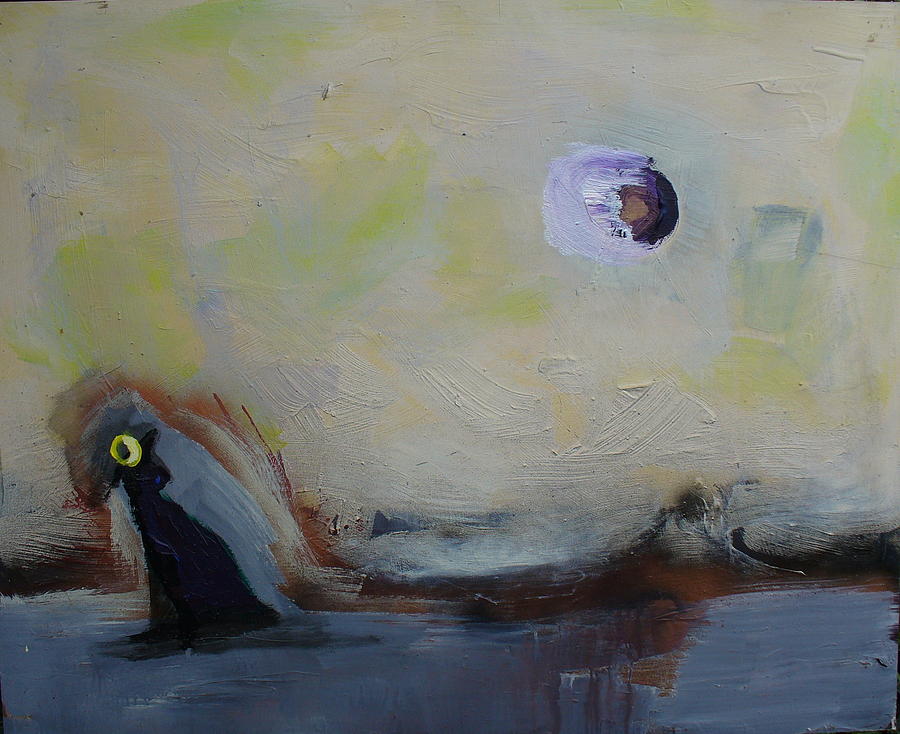 900x734 Sea Serpent Painting By Gerald Boltz - Sea Serpent Painting