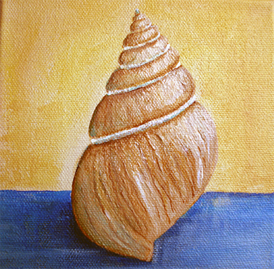 400x393 Seashells - Sea Shell Painting