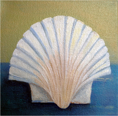 400x393 Seashells - Sea Shell Painting