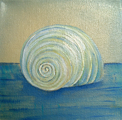 400x394 Seashells - Sea Shell Painting