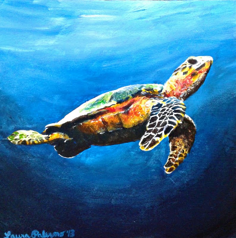 795x800 Laura Palermo - Sea Turtle Painting
