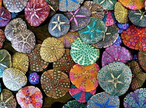 500x371 The 137 Best Sea Life Images On Tattoo Ideas, Mermaid - Sea Urchin Painting