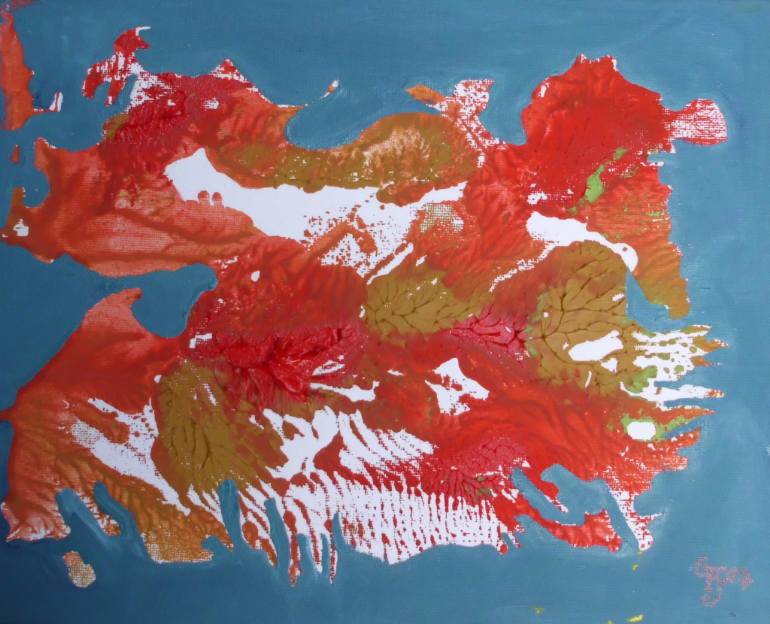 770x624 Saatchi Art Seaworld Painting By Gabriele C Kunz - Sea World Painting