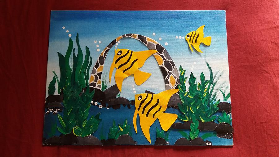 900x506 Sea World Painting By Sandali Natekar - Sea World Painting