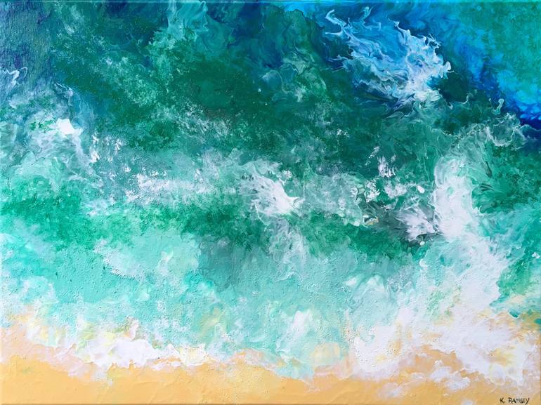 Seafoam Painting at PaintingValley.com | Explore collection of Seafoam ...