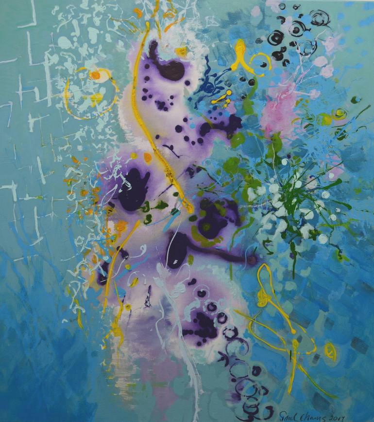 770x867 Saatchi Art Seahorse Painting By Paul Chang - Seahorse Acrylic Painting