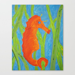 264x264 Ultrasound Canvas Prints Society6 - Seahorse Painting Canvas