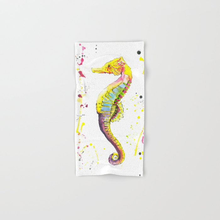 700x700 Seahorse - Seahorse Watercolor Painting