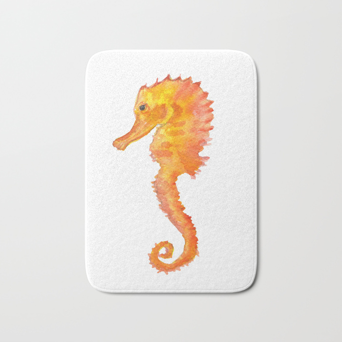700x700 Seahorse Watercolor Painting - Seahorse Watercolor Painting