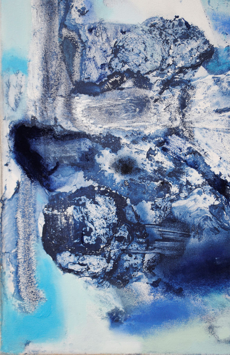 778x1200 The Game Of Marine Seals Under The Iceberg 2 (Kate Kulish) - Seals Painting