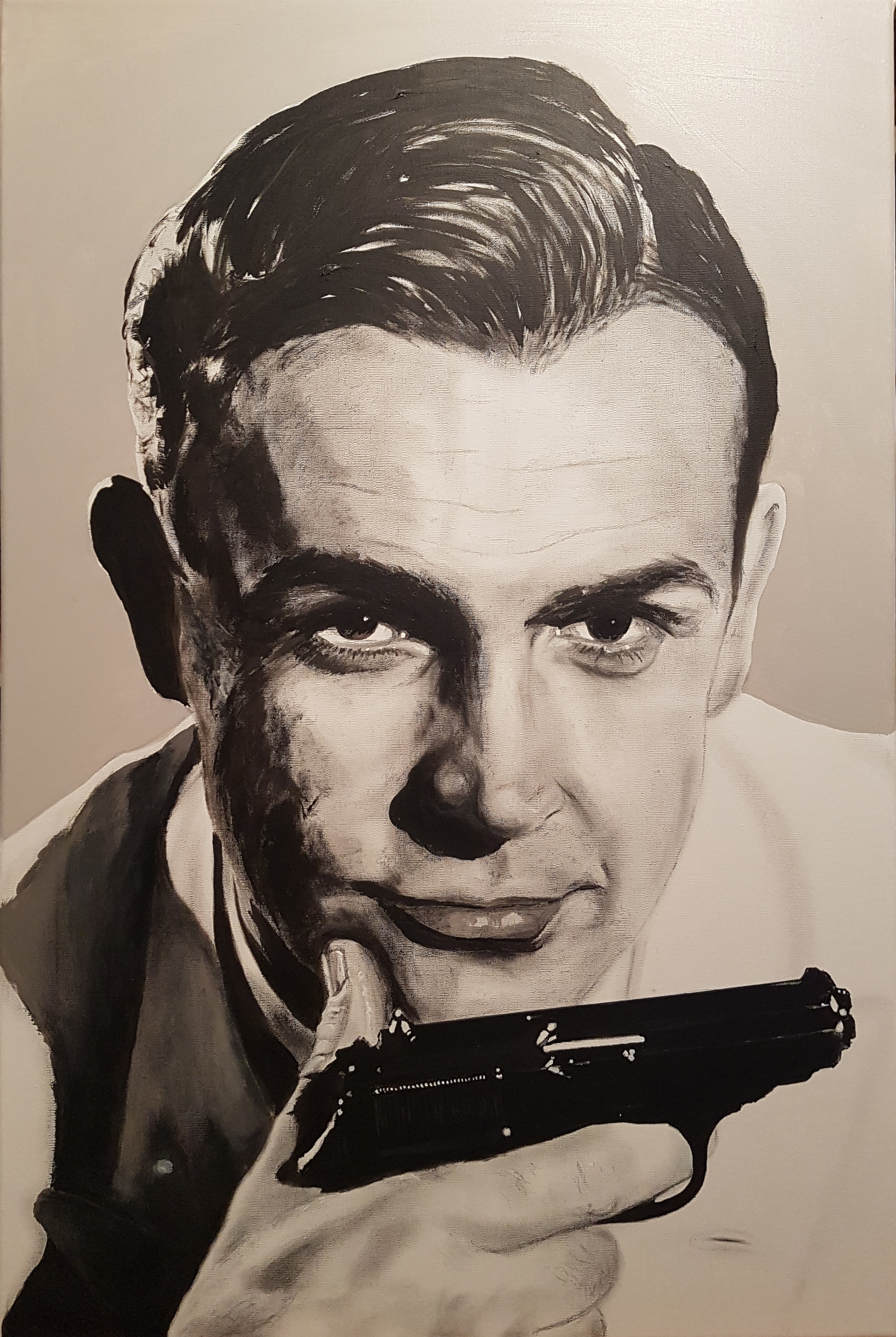 2400x3582 Sean Connery James Bond - Sean Connery Painting