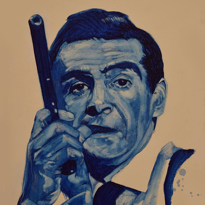 400x400 Search - Sean Connery Painting