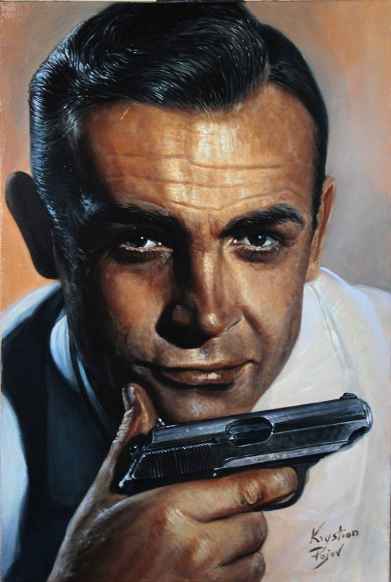 Sean Connery Painting at PaintingValley.com | Explore collection of ...
