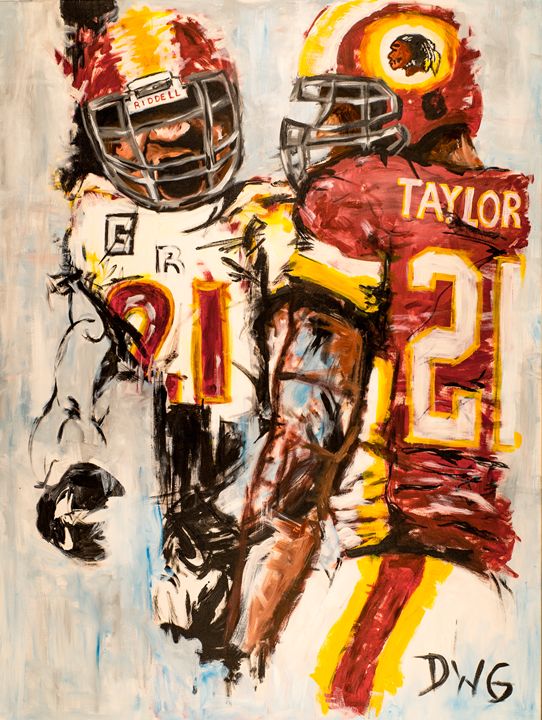 542x720 Sean Taylor - Sean Taylor Painting