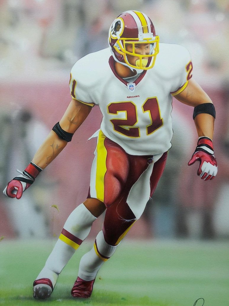 774x1032 Sean Taylor By Retrodan16 - Sean Taylor Painting