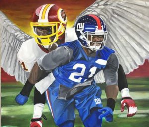 300x257 The Legacy Of Sean Taylor - Sean Taylor Painting