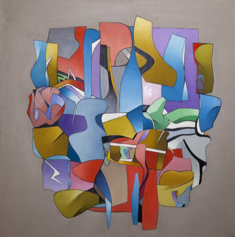 770x775 Saatchi Art Untitled Jigsaw - Sears Painting