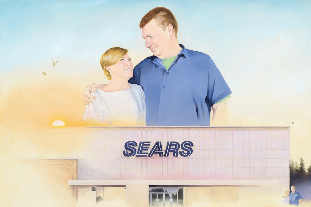 1300x866 This Artist Travels The Country Painting Pictures Of Sears Stores - Sears Painting