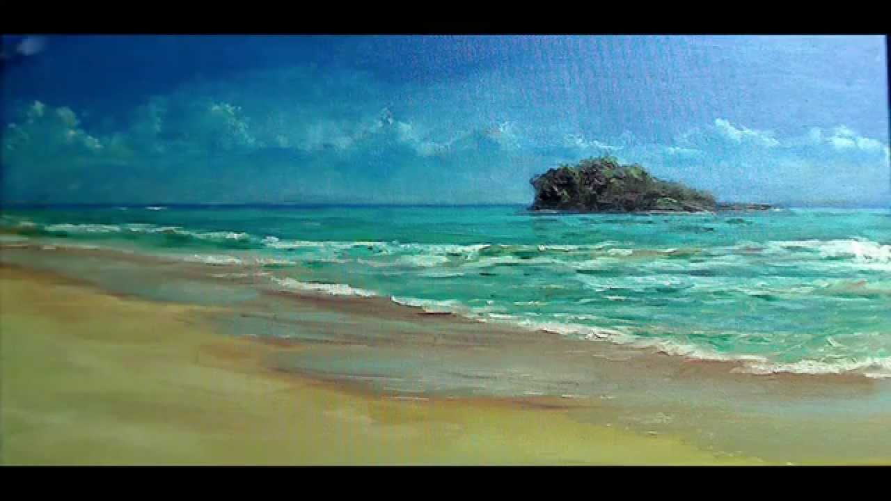 1280x720 Seascape Oil Painting - Seascape Oil Painting