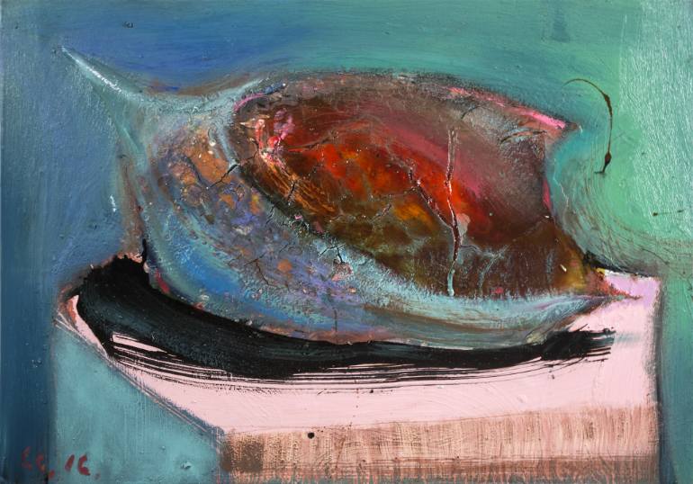 770x538 Saatchi Art Seashell Painting By Serhiy Savchenko - Seashell Painting