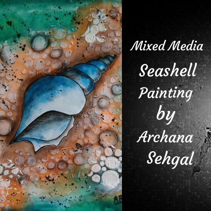 720x720 40 100 Mixed Media Seashell Painting - Seashell Painting