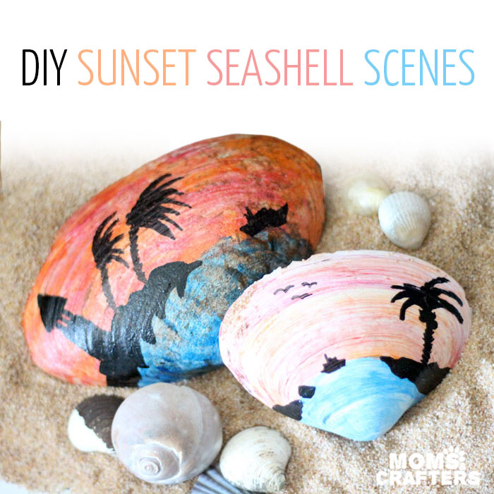 700x700 Painted Seashell Craft - Seashell Painting