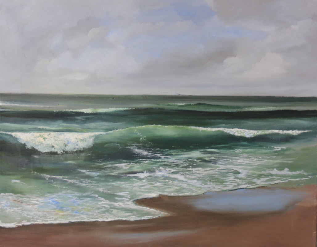 1028x800 Seashore Paintings - Seashore Painting
