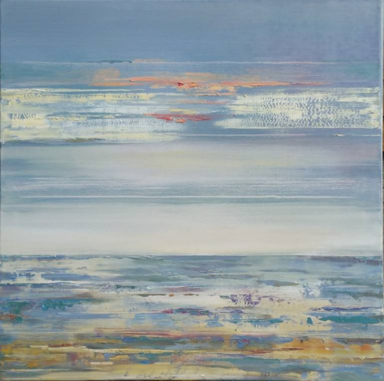770x764 Saatchi Art Seaside Painting By Laima Jonynaite - Seaside Painting