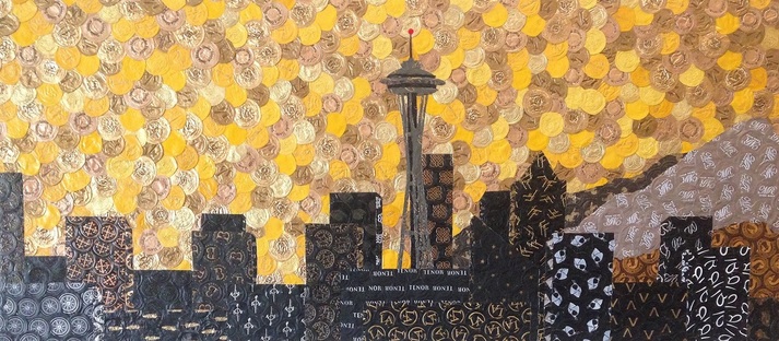 713x312 Seattle Painting - Seattle Painting