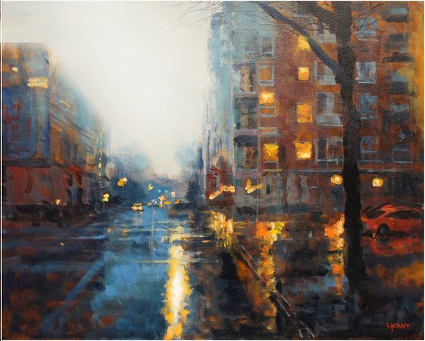 604x485 Patrick Howe, Artist, Author, Educator - Seattle Painting