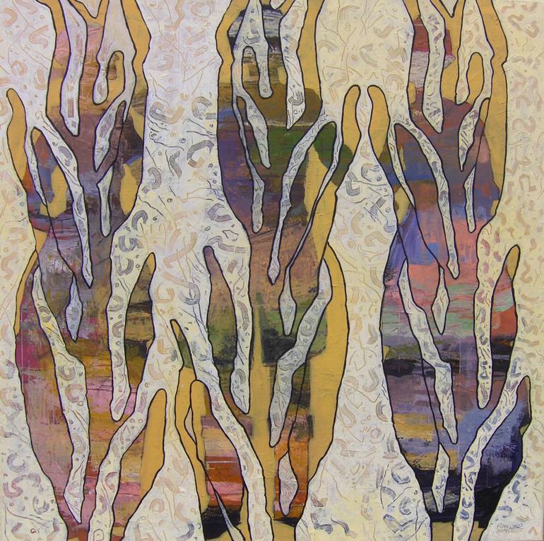 770x766 Saatchi Art Seaweed Painting By Francisco Santos - Seaweed Painting