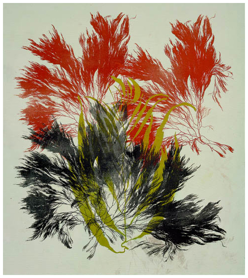 499x560 Seaweed Painting No. 2 (2000) Philip Taaffe Official Web Site - Seaweed Painting