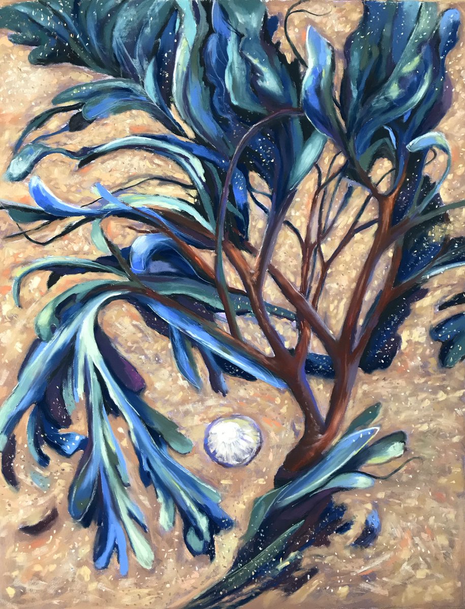 915x1200 Fiona Carvell On Twitter - Seaweed Painting