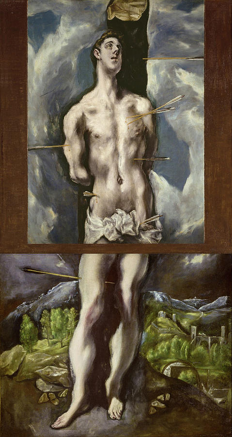 479x900 Saint Sebastian Painting By El Greco - Sebastian Painting