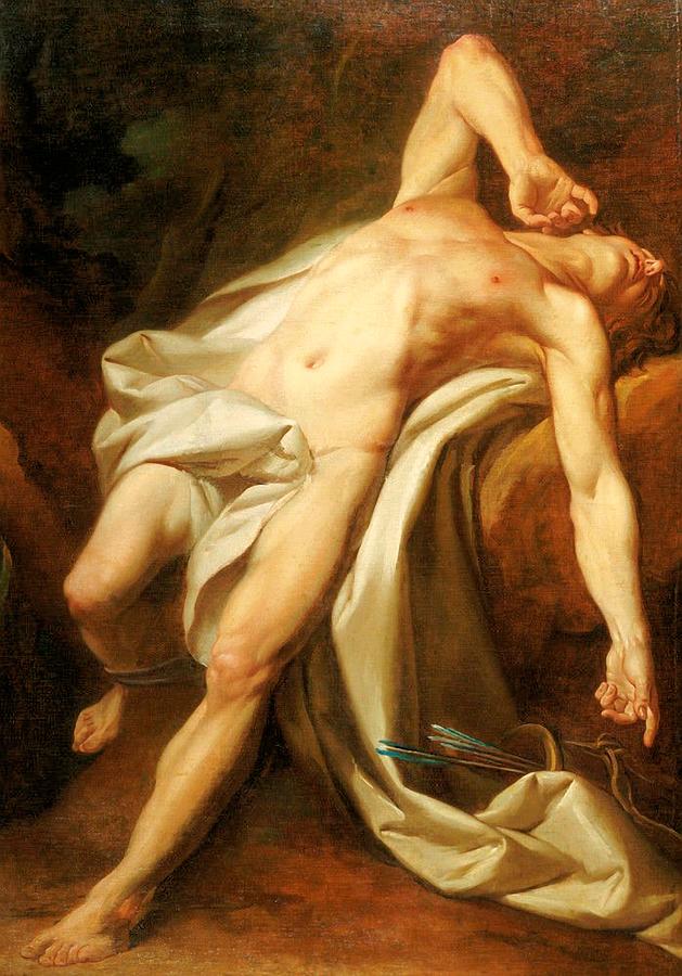 629x900 Saint Sebastian Painting By Nicolas Guy Brenet - Sebastian Painting