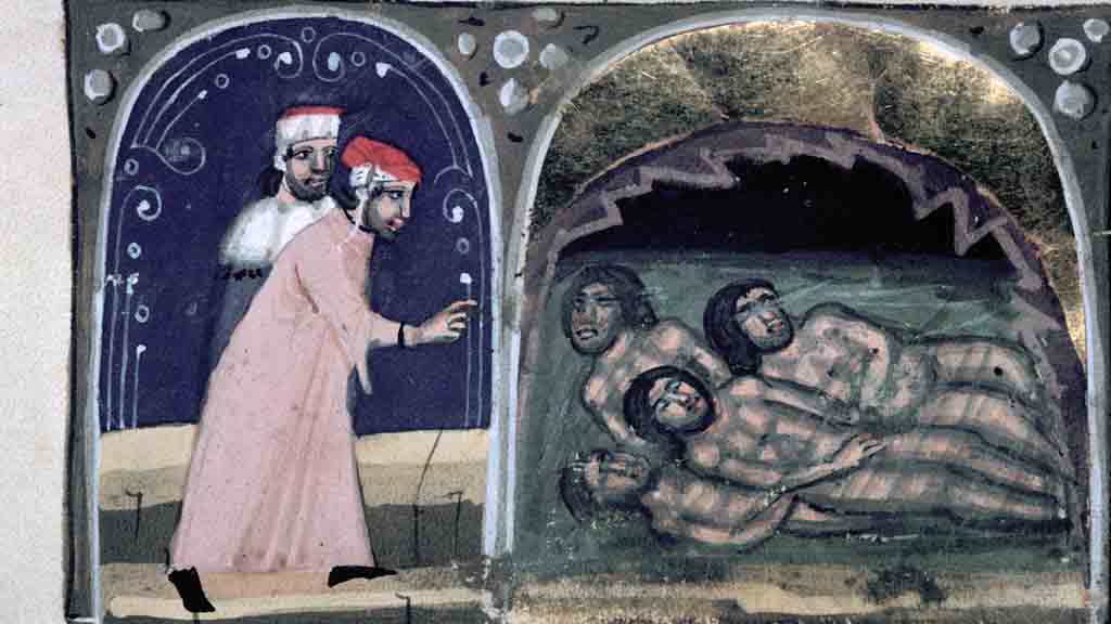 1024x576 The 9 Circles Of Hell In Images Dante's The Divine Comedy Big - Second Circle Of Hell Painting