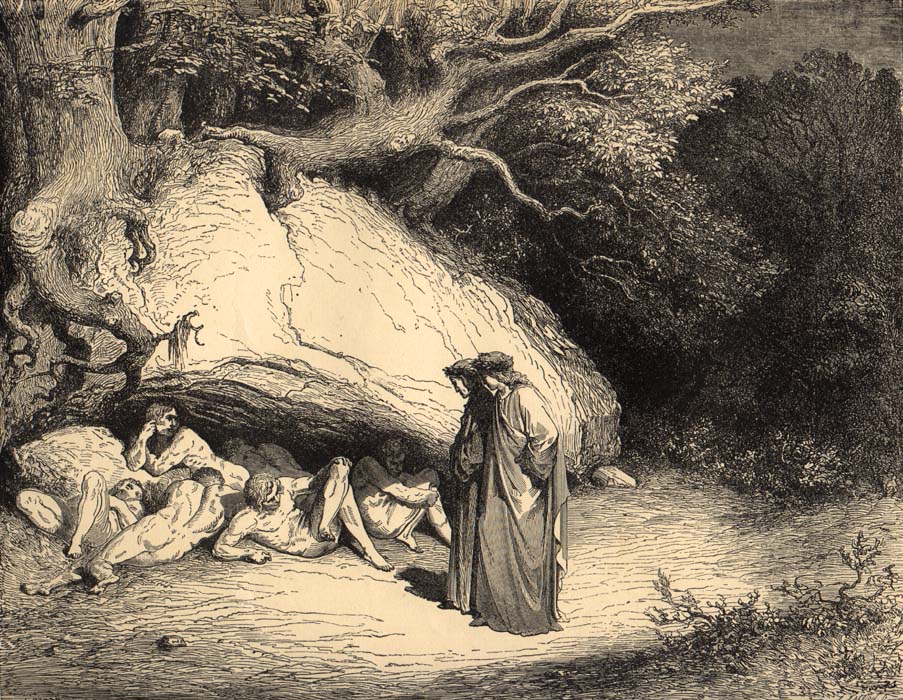 903x700 Witkacy Still Alive Dante's Inferno - Second Circle Of Hell Painting