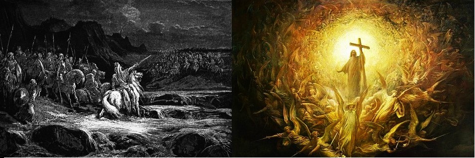 955x319 The First And Second Coming Of Christ Similarities A Knight's Blog - Second Coming Of Christ Painting
